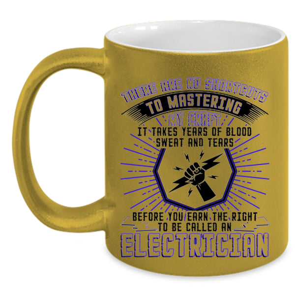 Awesome Electrician Coffee Mug, To Be Called An Electrician Accent Mug