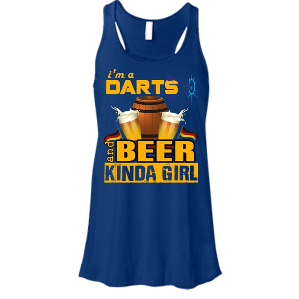 I'm A Darts T Shirt, Beer Kinda Girl Tank Top