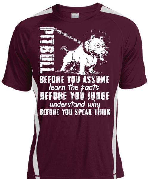Pit Bull Before You Assume T Shirt, My Life T Shirt, Cool Shirt