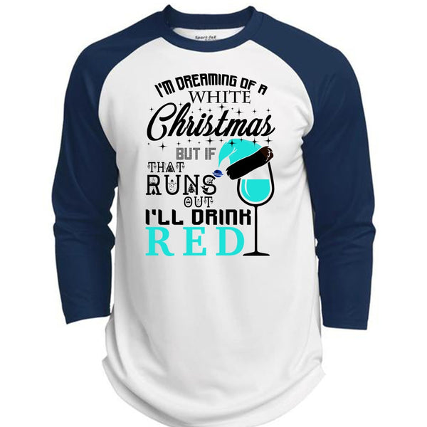 I'm Dreaming Of A White Christmas T Shirt, Happy New Year T Shirt, Awesome T-Shirts  (Polyester Game Baseball Jersey)