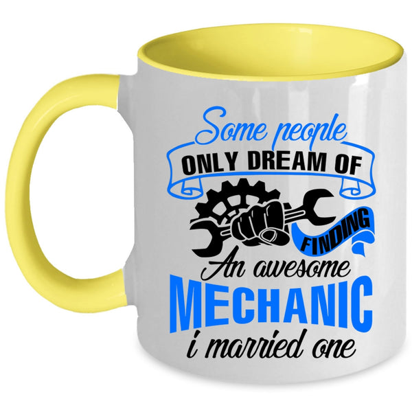 I Love Mechanic Coffee Mug, Finding An Awesome Mechanic Accent Mug