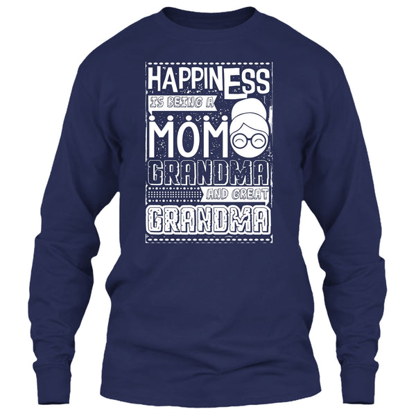 Happiness Is Being A Mom T Shirt, Grandma T Shirt