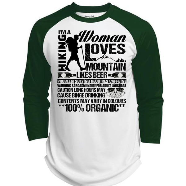 I'm A Hiking T Shirt, I Love Hiking T Shirt, Awesome T-Shirts  (Polyester Game Baseball Jersey)