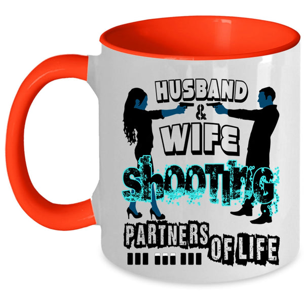 Shooting Partners Of Life Coffee Mug, Husband And Wife Accent Mug