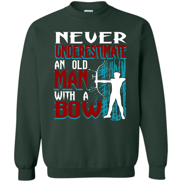 An Old Man With A Bow T Shirt, Coolest Bow Sweatshirt
