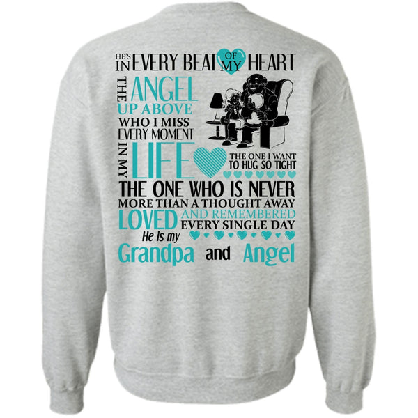 I Love Grandpa T Shirt, Grandpa And Angel Sweatshirt