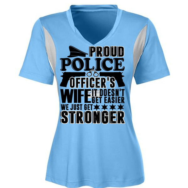 Proud Police Officer's Wife T Shirt, I Love Police T Shirt, Awesome T-Shirts
