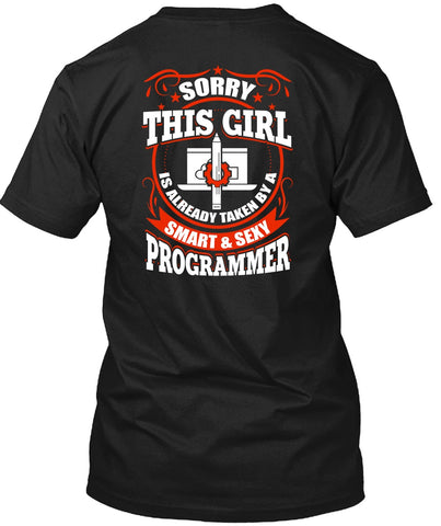 A black t-shirt with the shopify logo