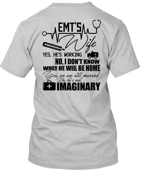 EMT's Wife T Shirt, I Love Nursing T Shirt