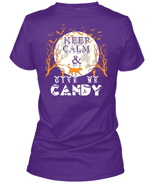 Keep Calm And Give Me Candy T Shirt, I Love Christmas T Shirt