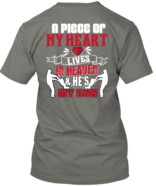 My Heart Lives In Heaven T Shirt, He's My son T Shirt