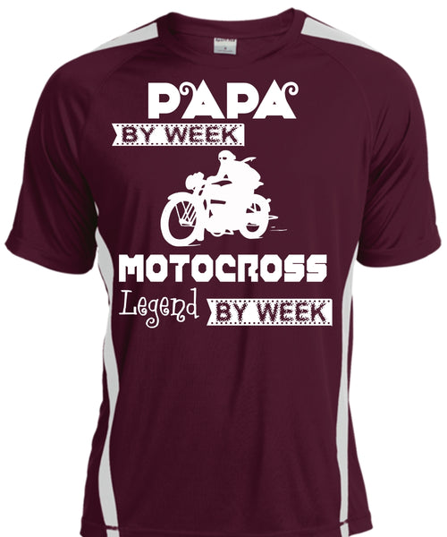 Papa By Week Motocross Legend By Week T Shirt, Father's Day T Shirt