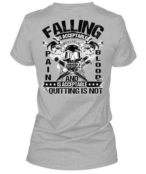 Falling Is Acceptable T Shirt, I Love Veteran T Shirt