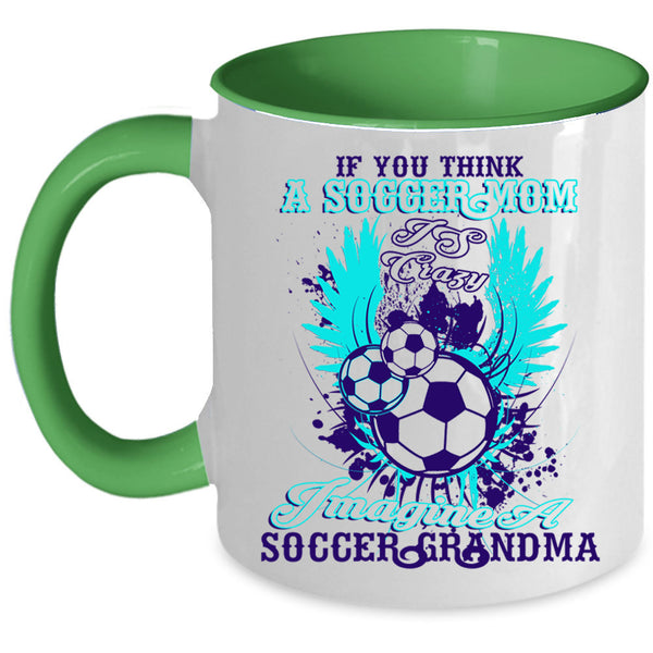 Soccer Grandma Coffee Mug, Soccer Mom Accent Mug