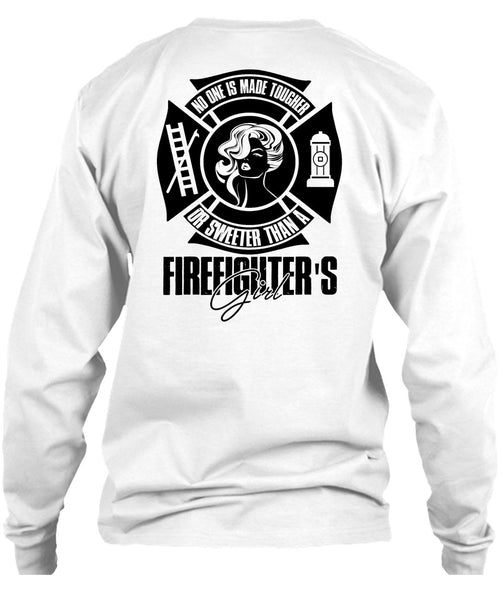 Sweetest Than A Firefighter's Girl T Shirt, I Love Firefighter T Shirt