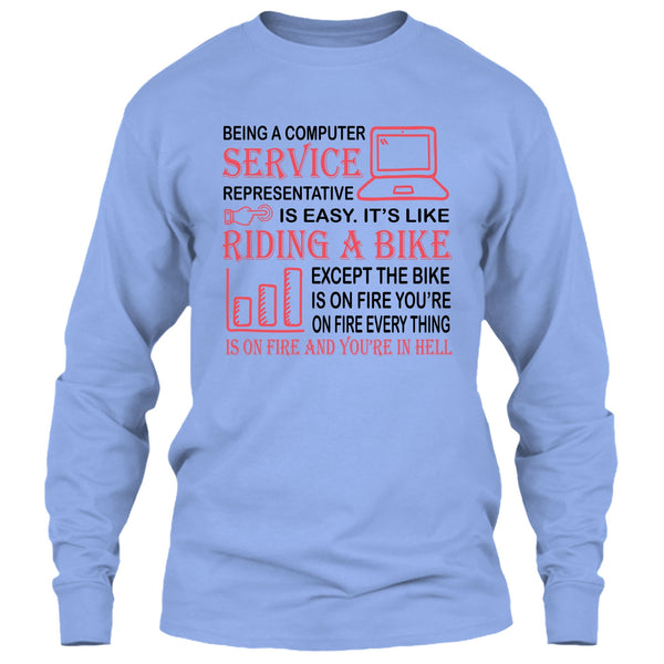 Being A Computer Service Representative T Shirt, Coolest Computer Service Representative T Shirt