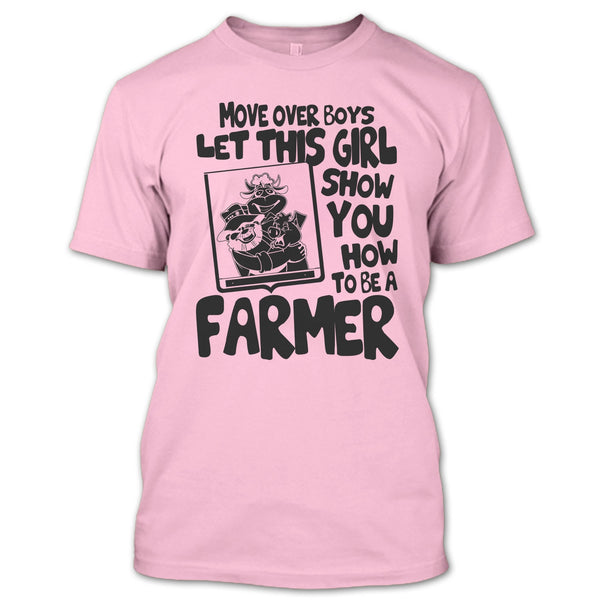 Let This Girl T Shirt, Coolst Farmer Girls T Shirt