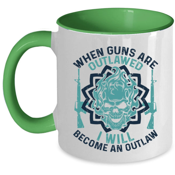 Funny Gift For Gunaholic Coffee Mug, Funny Gunner Accent Mug