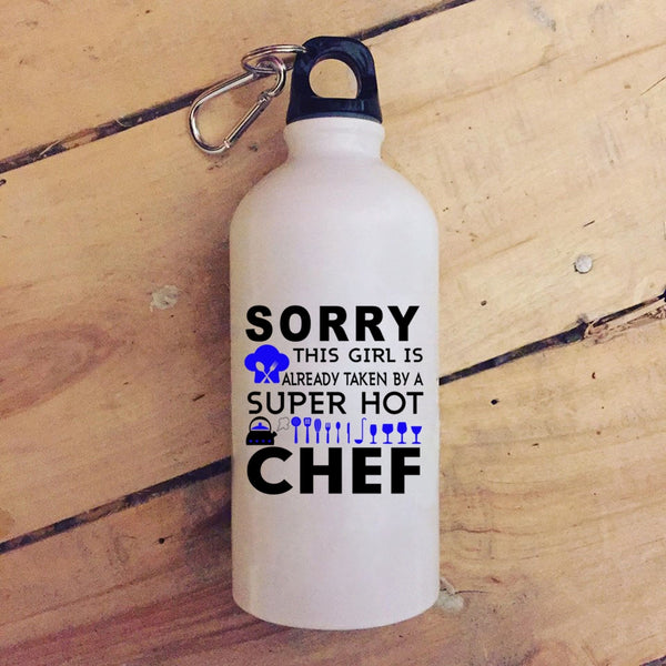 This Girl Is Already Taken By A Hot Chef 20 oz Stainless Steel Bottle,Wedding Outdoor Sports Water Bottle