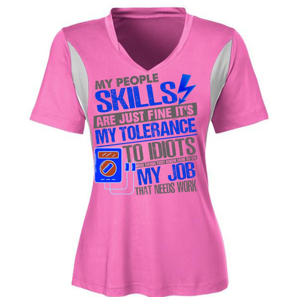 My People Skills Are Just Fine T Shirt, I Love Electrician T Shirt, Awesome T-Shirts