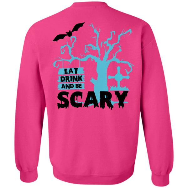 Wait For Halloween T Shirt, Eat Drink And Be Scary Sweatshirt