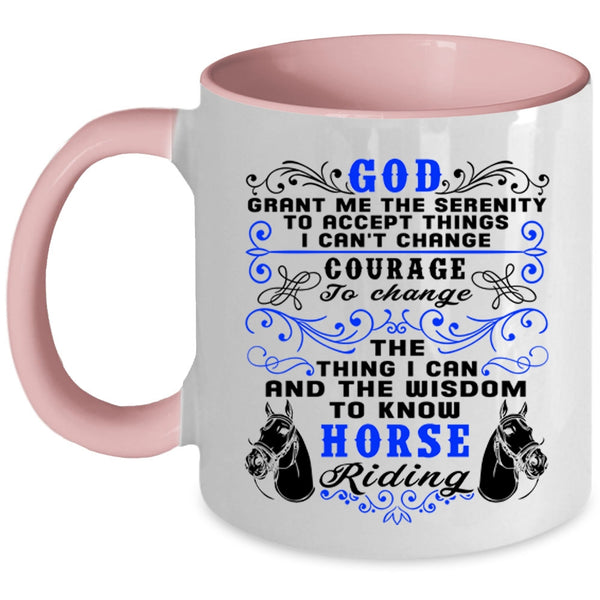 Funny Gift For Equestrian Coffee Mug, Horse Riding Accent Mug