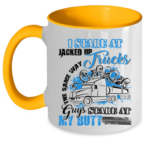 Cool Gift For Trucker Coffee Mug, Trucks Accent Mug