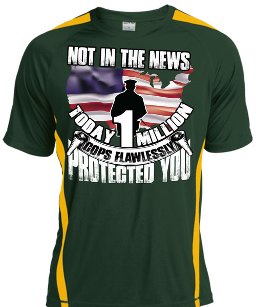 Cops Flawlessly Protected You T Shirt, Being A Police T Shirt, Cool Shirt