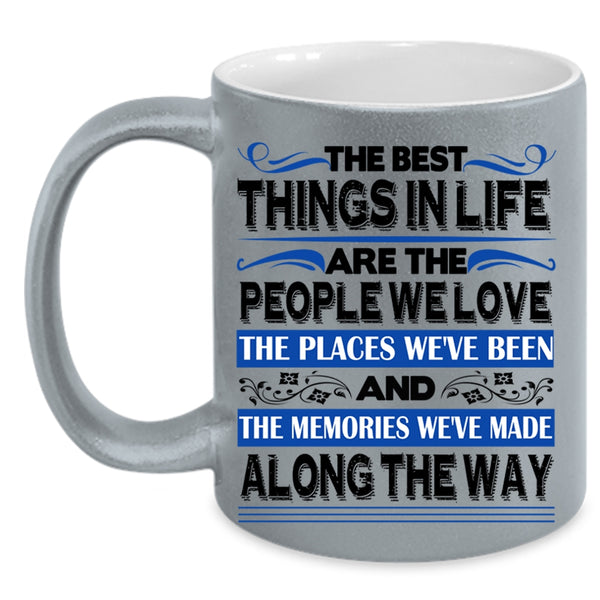 Love Coffee Mug, The Best Things In Life Accent Mug
