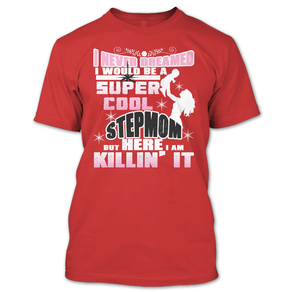 A black t-shirt with the shopify logo