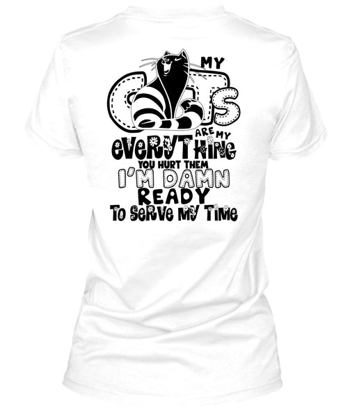 My Cats Are My Everything T Shirt, I Love My Cat T Shirt