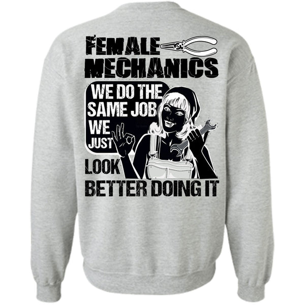 I Love Mechanic T Shirt, Female Mechanics Sweatshirt