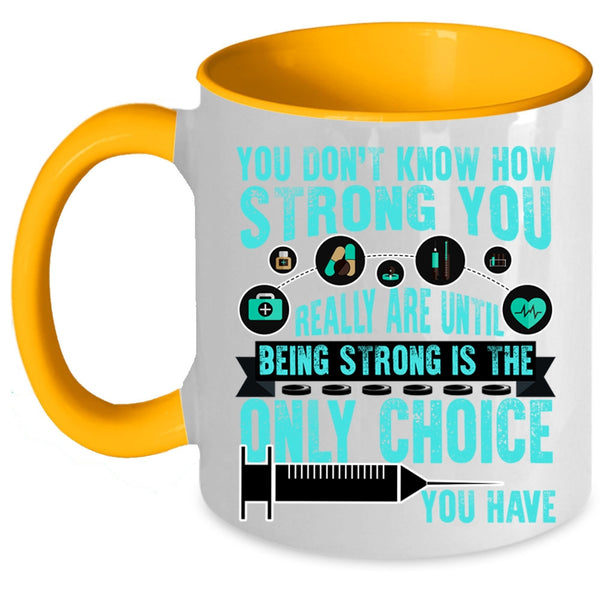 Awesome Nurses Coffee Mug, Strong Nurses Accent Mug