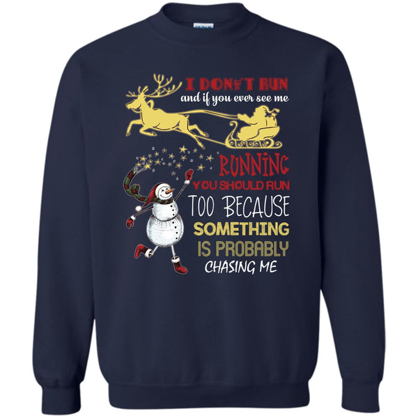 Coolest Merry Christmas Gift T Shirt, I Am A Runner Sweatshirt