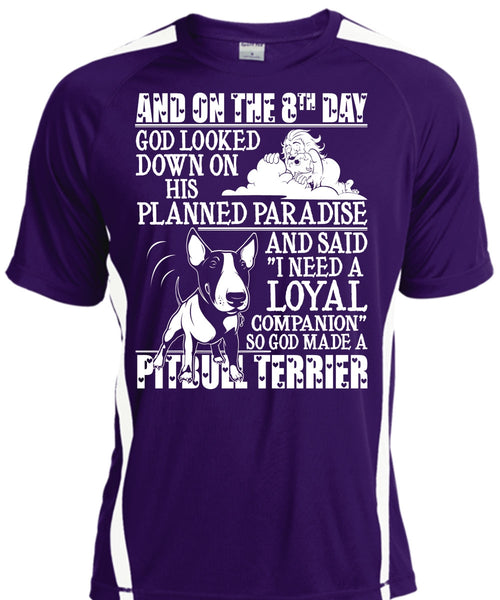 God Made A Pit Bull Terrier T Shirt, Planned Paradise T Shirt, Cool Shirt