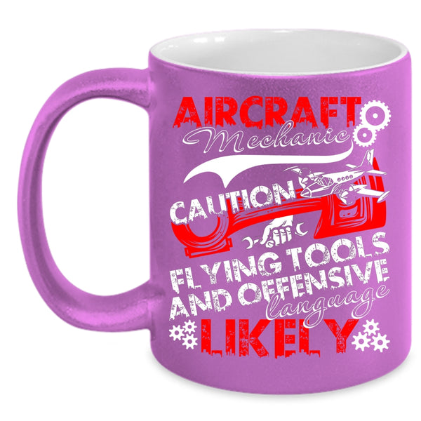 Aircraft Mechanic Coffee Mug, Cool Gift For Mechanics Coffee Cup