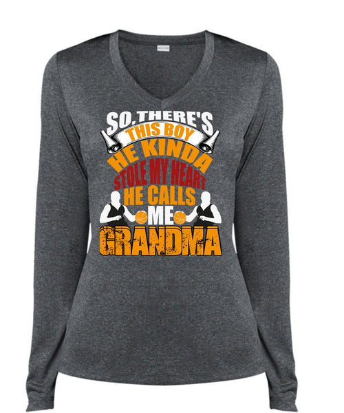 He Kinda Stole My Heart T Shirt, He Calls Me Grandma T Shirt