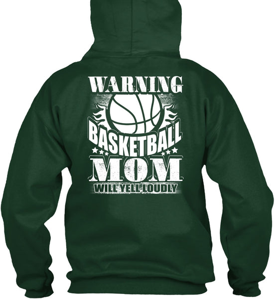 Warning Basketball Mom T Shirt, Being A Mom T Shirt