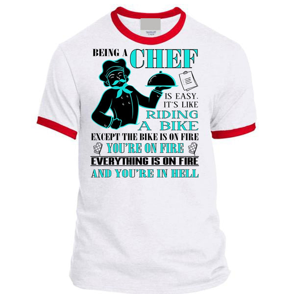 Being A Chef Is Easy T Shirt, It's Like Riding A Bike T Shirt, Sport T Shirt