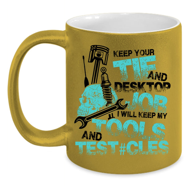 Cool Gift For My Husband Coffee Mug, Funny Mechanics Accent Mug
