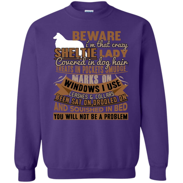 Coolest Sheltie Lady T Shirt, I Am A Dog Lover Sweatshirt