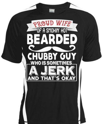 A black t-shirt with the shopify logo