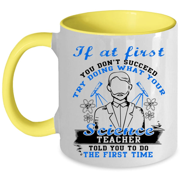 Awesome Gift For Teacher Coffee Mug, Science Teacher Accent Mug