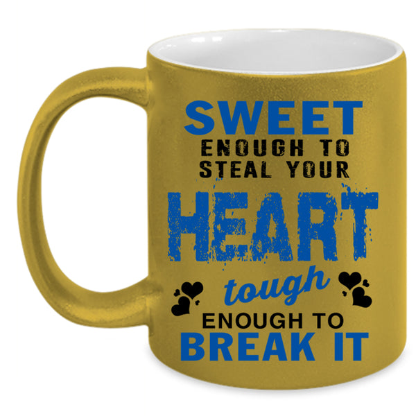 Couple Coffee Mug, Sweet Enough To Steal Your Heart Accent Mug