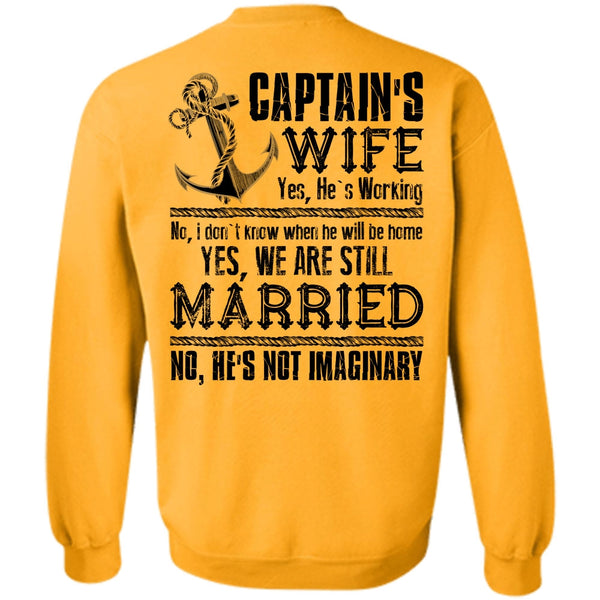 I Love Husband T Shirt, Captain's Wife Sweatshirt