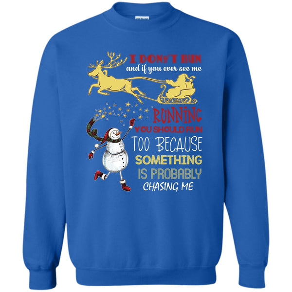 Coolest Merry Christmas Gift T Shirt, I Am A Runner Sweatshirt