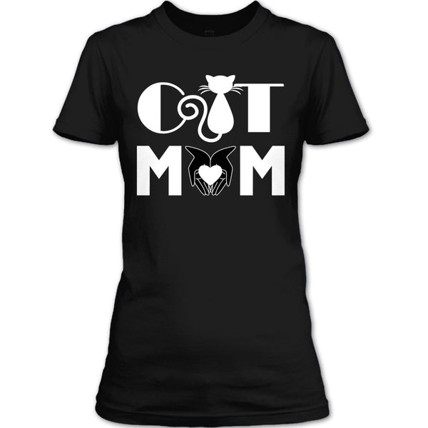 A black t-shirt with the shopify logo