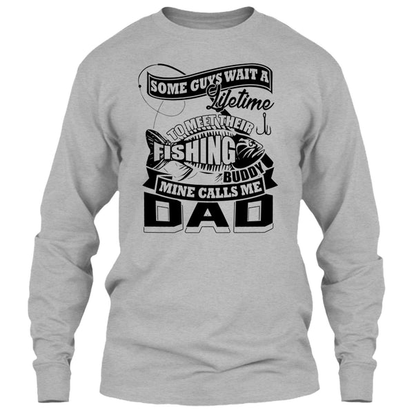 Their Fishing Buddy T Shirt, Coolest Fishing Dad T Shirt