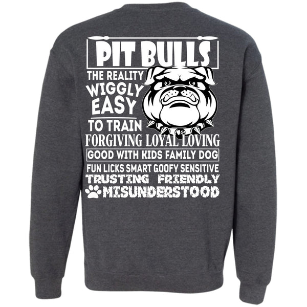 Good With Kids Family Dog T Shirt, I Love Pit Bull Sweatshirt