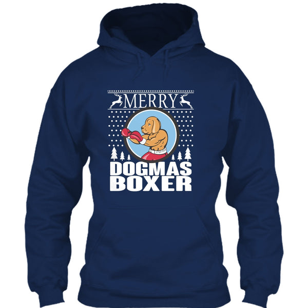 Merry Dogmas Boxer T Shirt, Coolest Merry Christmas T Shirt